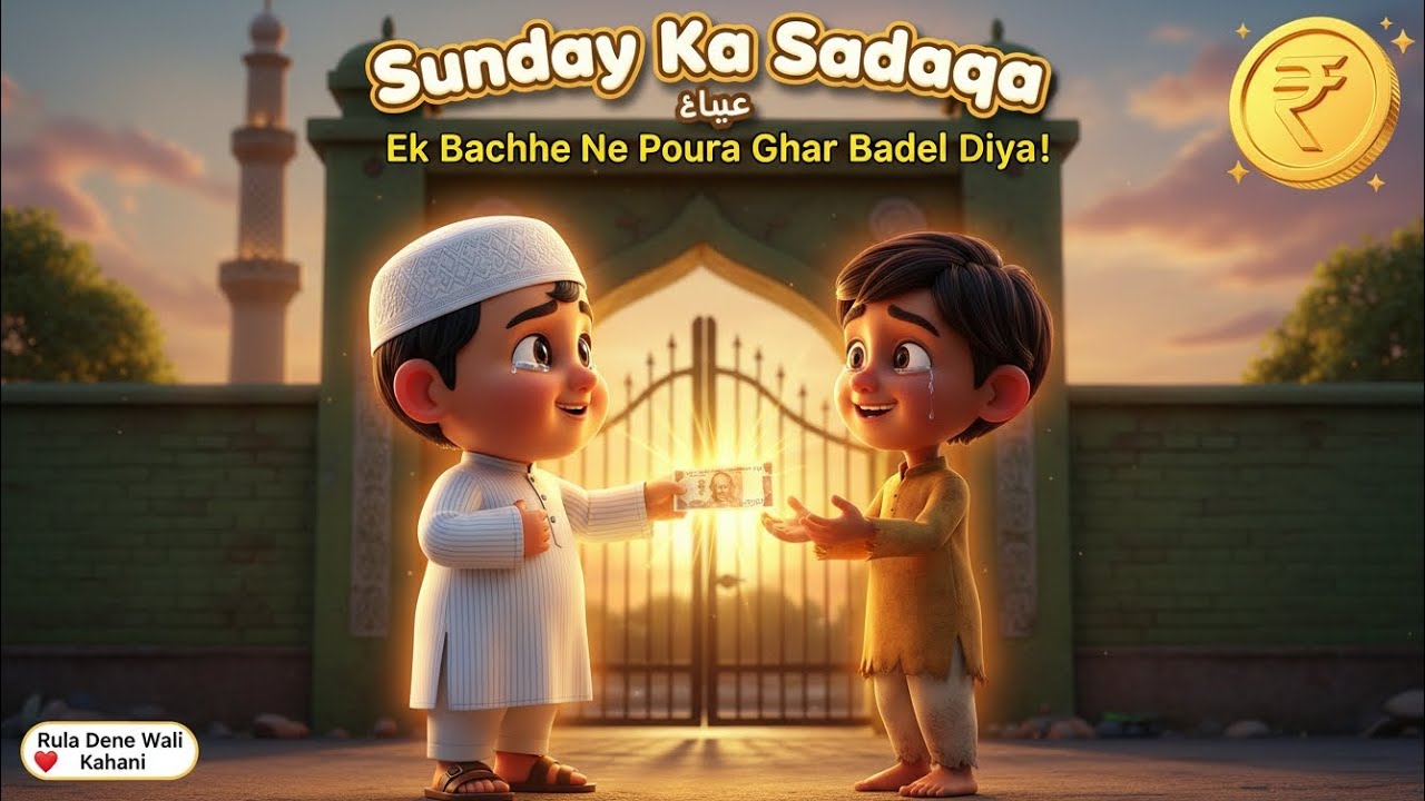 Sadaqah Ki Barkat | Ek Choti SiNaiki Ne Poori Family Badal Di |Islamic Story Urdu 🥰