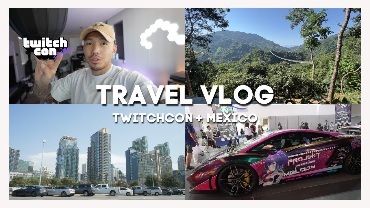 A Week at TwitchCon and Mexico VLOG | Crazy Parties and Productive Work Days