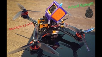 Trying a new set up and new BetaFlight 4.2 RC1 Actual Rates!!! #Analog FPV