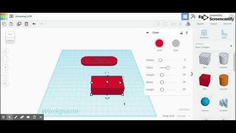TinkerCAD Keychain Step 2