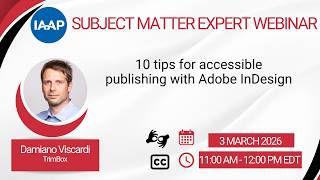 10 tips for accessible publishing with Adobe InDesign