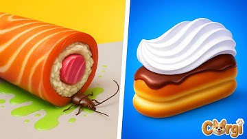 Sushi Roll 3D VS Perfect Cream - All Levels Satisfying Walkthrough Gameplay