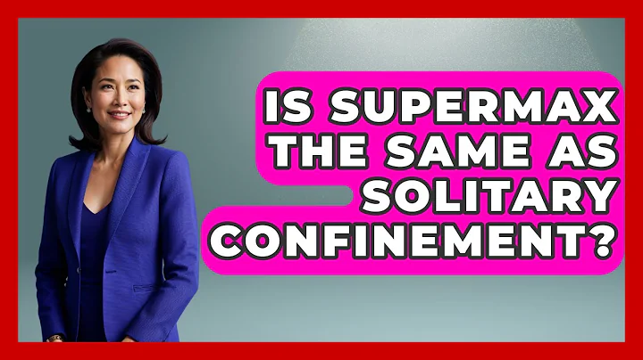 Is Supermax The Same As Solitary Confinement? - Jail & Prison Insider