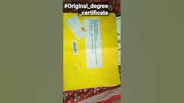 😊😊Aa gya mera VBU original Degree certificate.  #Vbu #hazaribag #gorupd #degree #college.🙏🙏🙏