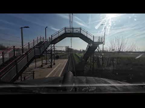 Ride with the train driver from Den Haag to Utrecht. (Without speedometer)