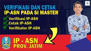 Langkah Verifikasi Dan Cetak Akun IP ASN Pada Aplikasi Si Master Provinsi Jawa Timur screenshot 5