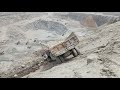 Extreme Mountain Recovery! Massey 375 Tractor Brake Failure & Rescue | Dangerous Mining Path Mission