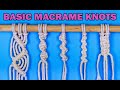 5 Basic Macrame Knots I How To Make Macrame For Beginners