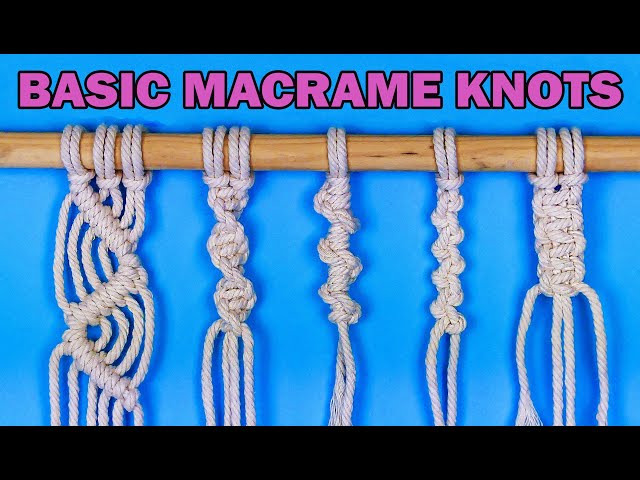 Basic Macrame Instructions: Making Your Own Knotted Art with the