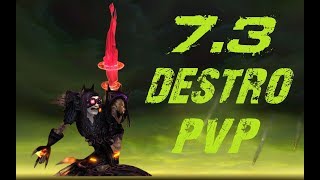 Legion 73  Destruction Warlock Pvp asek