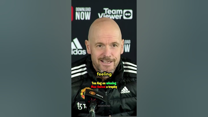 Ten Hag on winning Trophies 🏆