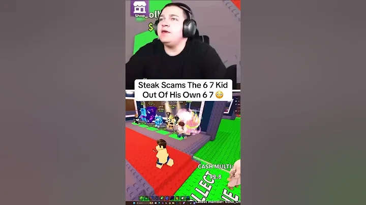 Steak Scams 6 7 Kid 💀 #roblox #shorts