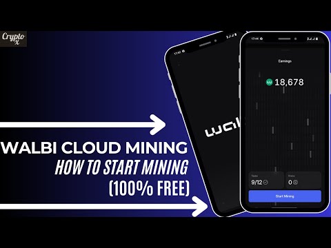 How To Start Crypto Cloud Mining For FREE With Walbi (Android & iOS)