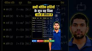 Physics Formula & Dimensions Trick 📚🔥 #Physics #Science #PhysicsFormula #Dimensions #trending #viral