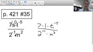 2013 Lesson 7.1.1 Simplifying Expressions with Negative and Zero Exponents