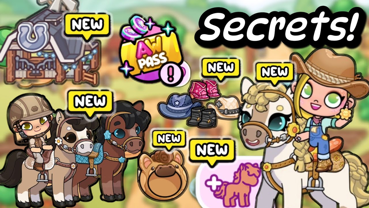 НОВАЯ КАРТА СЕЛЬСКОЙ МЕСТНОСТИ + СЕКРЕТЫ + ЛОШАДИ + НОВЫЕ МОНЕТЫ?! | Avatar World