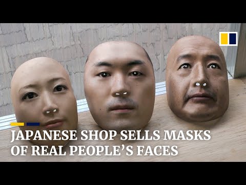 Japanese shop ‘buys’ real faces and turns them into masks