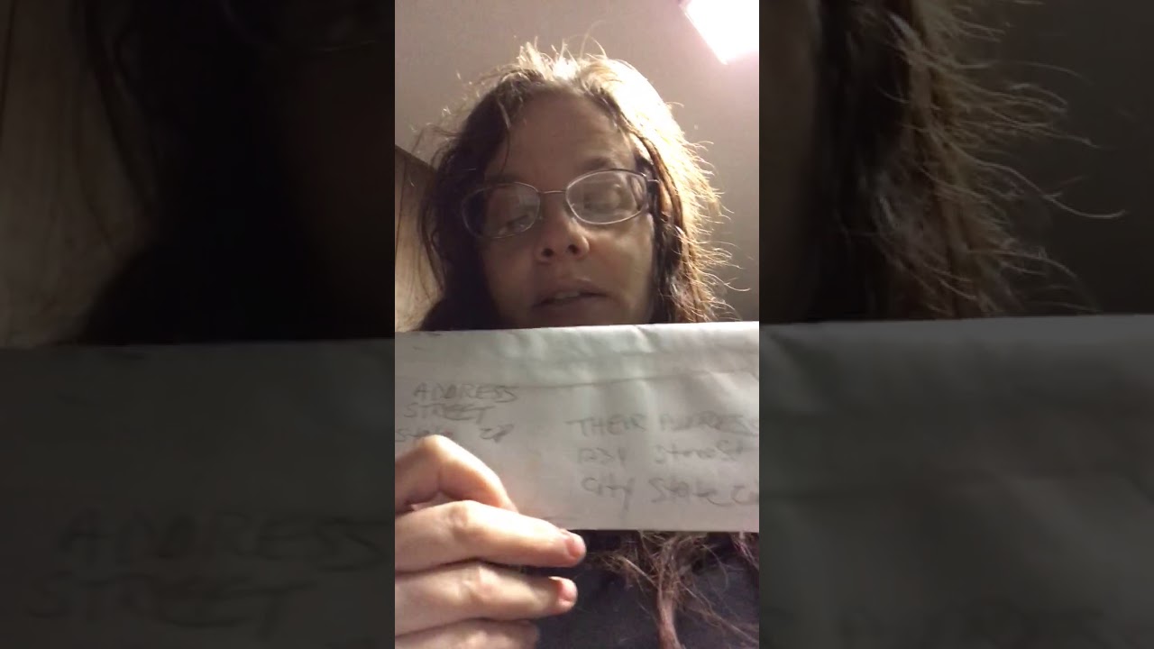 how to address a envelope- mom tip - YouTube