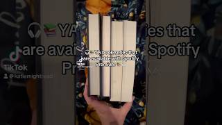 YA audio books that are available on Spotify! #booktube #audiobook #yabooks #books