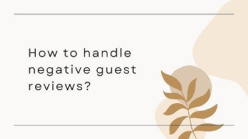 How to respond to negative guest reviews for your hotel