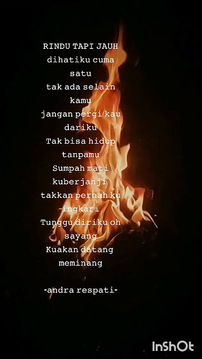 𝚁𝚒𝚗𝚍𝚞 𝚝𝚊𝚙𝚒 𝚓𝙖𝙪𝙝 𝙫𝙚𝙧𝙨𝙞 𝙖𝙢𝙗𝙮𝙖𝙧 #andrarespati #lirik