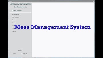 Mess Management System