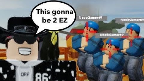 I 1V1 THE BIGGEST NOOB IN ARSENAL.. *HE RAGE QUIT* (Roblox)