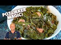 Southern Collard Greens Recipe (Bacon + Ham, Pot Likker!)