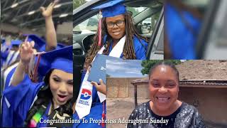 Prophetess Aduragbemi Sunday dallas college graduation May 10th 2024