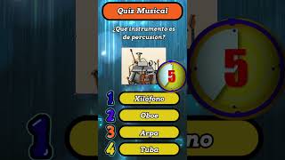 ¿Qué instrumento es de percusión?  #music #quizmusical
