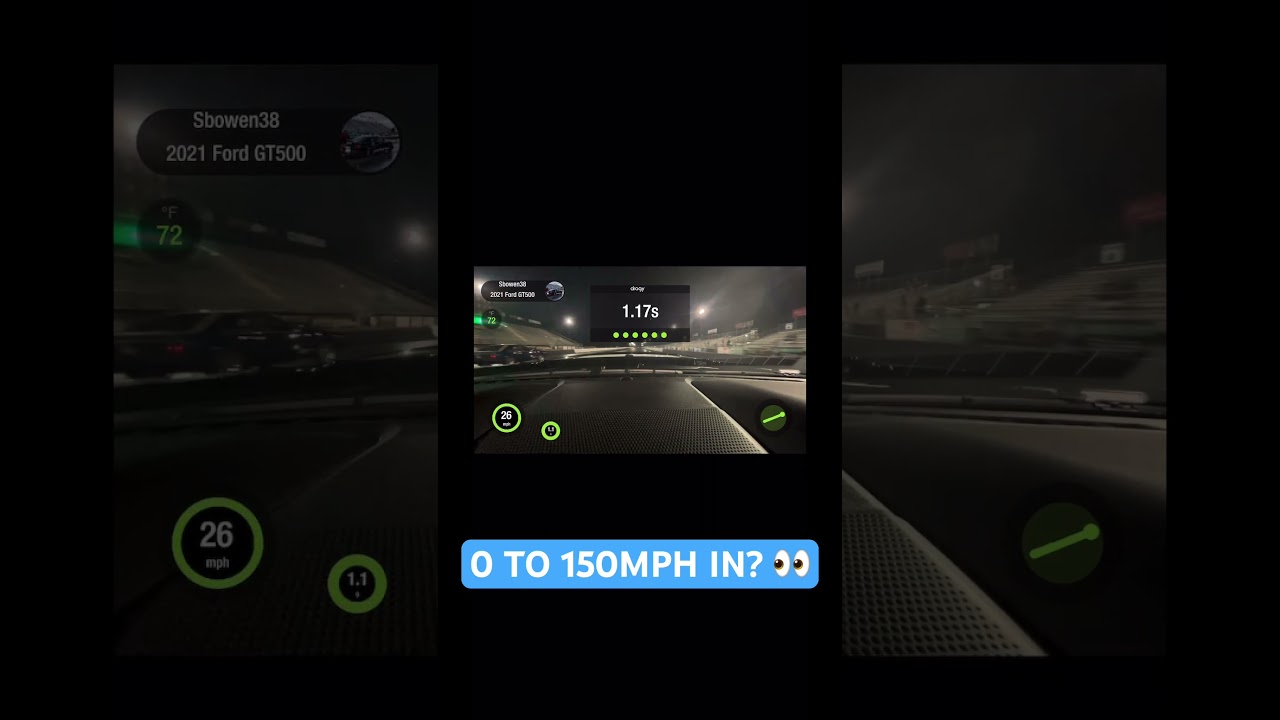 DRAGY PASS FROM OUR 2021 SHELBY GT500