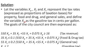 Goal programming new 2020 part 1