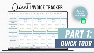 Invoice Tracker - Payments Tracker - Small Business Invoice Manager - Google Sheets Template screenshot 5