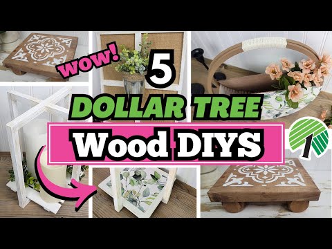 5 Inexpensive Diy Projects From Dollar Tree 