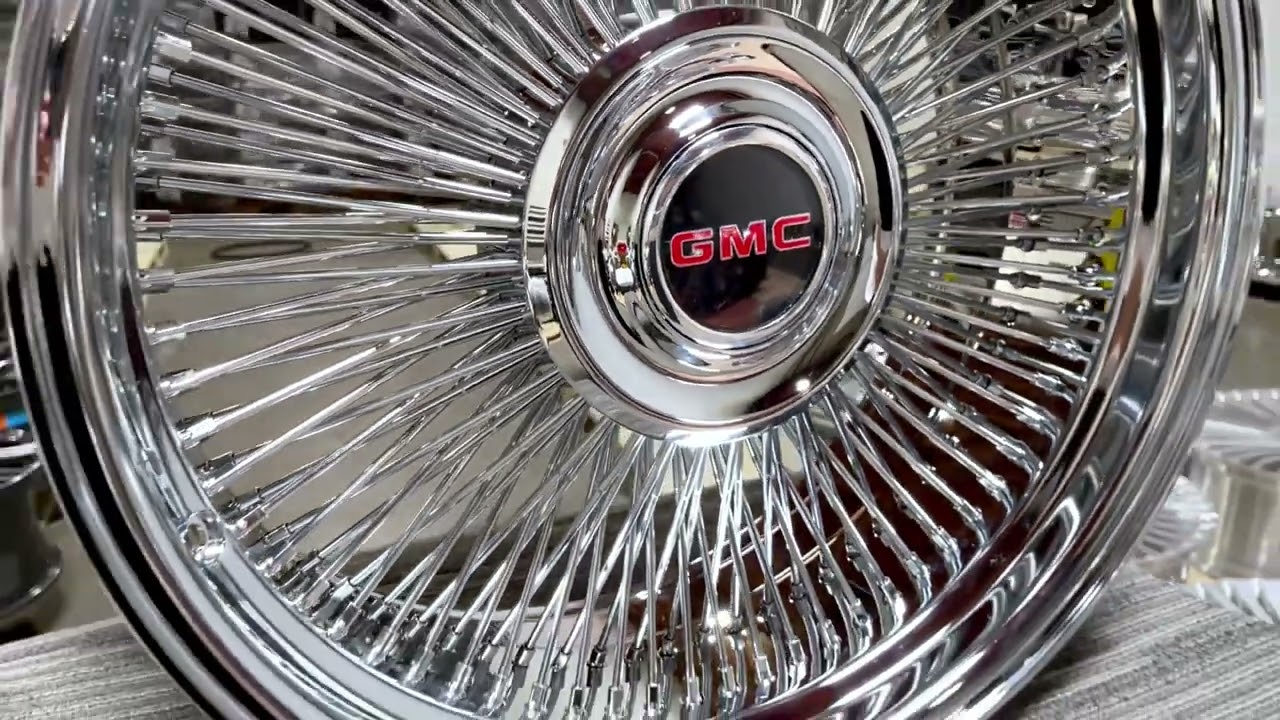 22s 24s 6 lug wire wheels w/custom floating caps +  forged alloy barrels