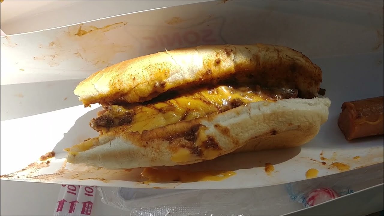 SONIC Footlong Chili Cheese Coney Review YouTube SONIC Footlong Chili Cheese Coney Review YouTube