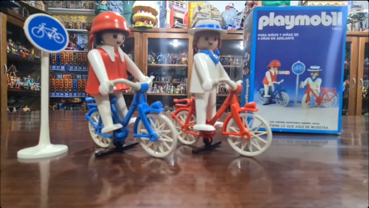 Lot De 5 Pièces Playmobil Chichoneras (ciclistas) - Occasion, Pièces Détachées