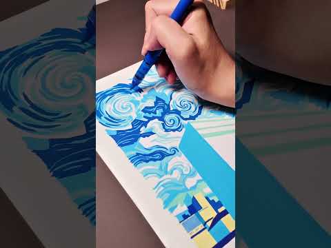 Ref:PVTofSWNJpk 'A Triumph in Blue' #art #relaxing #painting #drawing #paris #blue