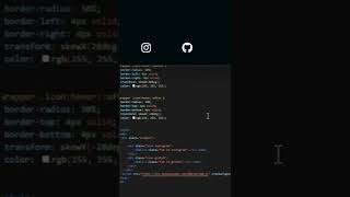 Social media on hover effect | html | css