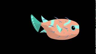 Puffer Fish Transformation (Deflation) | Illustrator/After Effects Animation