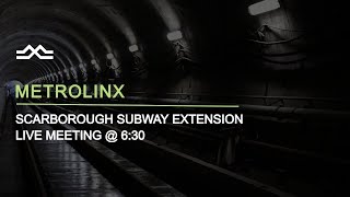 Scarborough Subway Extension - LIVE