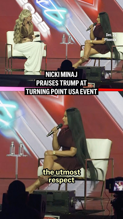 Download lagu Nicki Minaj praises Trump atTurning Point USA event