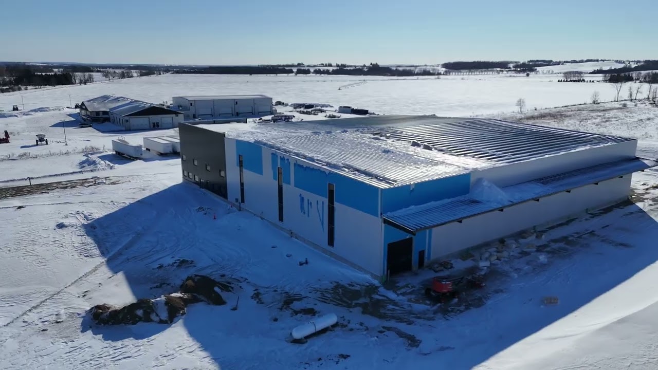 drone footage of are current project 