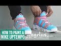 Nike Air More Uptempo '96 | Cotton Candy Clouds Custom | Angelus Paint