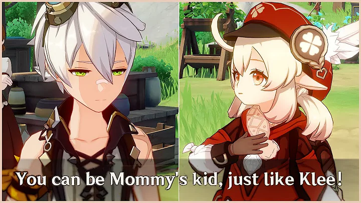 Klee Wants Bennett Become Alice's Son (JP Dub)