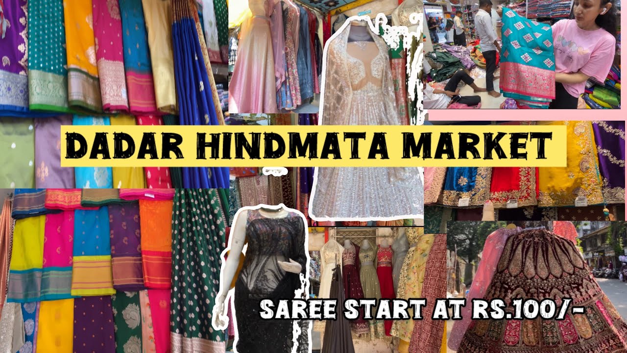 Dadar Hindmata Wholesale Saree Market | Diwali & Wedding Saree Shopping |Mumbai’s Best Saree Market🔥