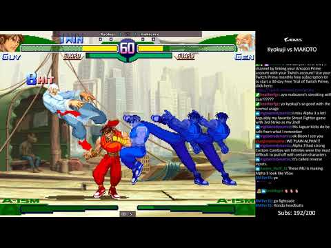 Street Fighter Alpha 3 Concept Match - Kyokuji vs Makoto - Part 2