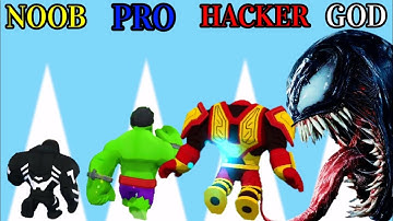 NOOB vs PRO vs HACKER vs GOD in Heroic Run: Change Or Lose