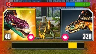 HENODUS vs PROTOSTEGA - CODE 19 PTERODACTYLUS | JURASSIC WORLD THE GAME