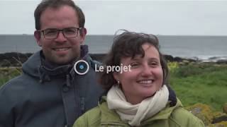 Amélie Goossens et Étienne Menguy, agriculteurs sur l'île de Quéménès en Finistère
